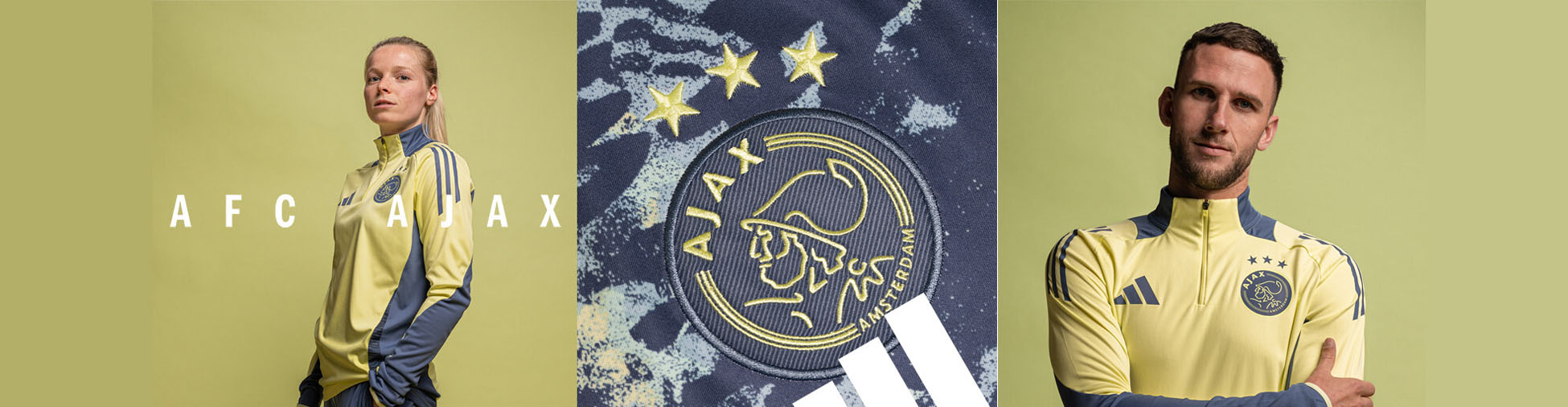 Voetbalspelers met AFC Ajax kleding