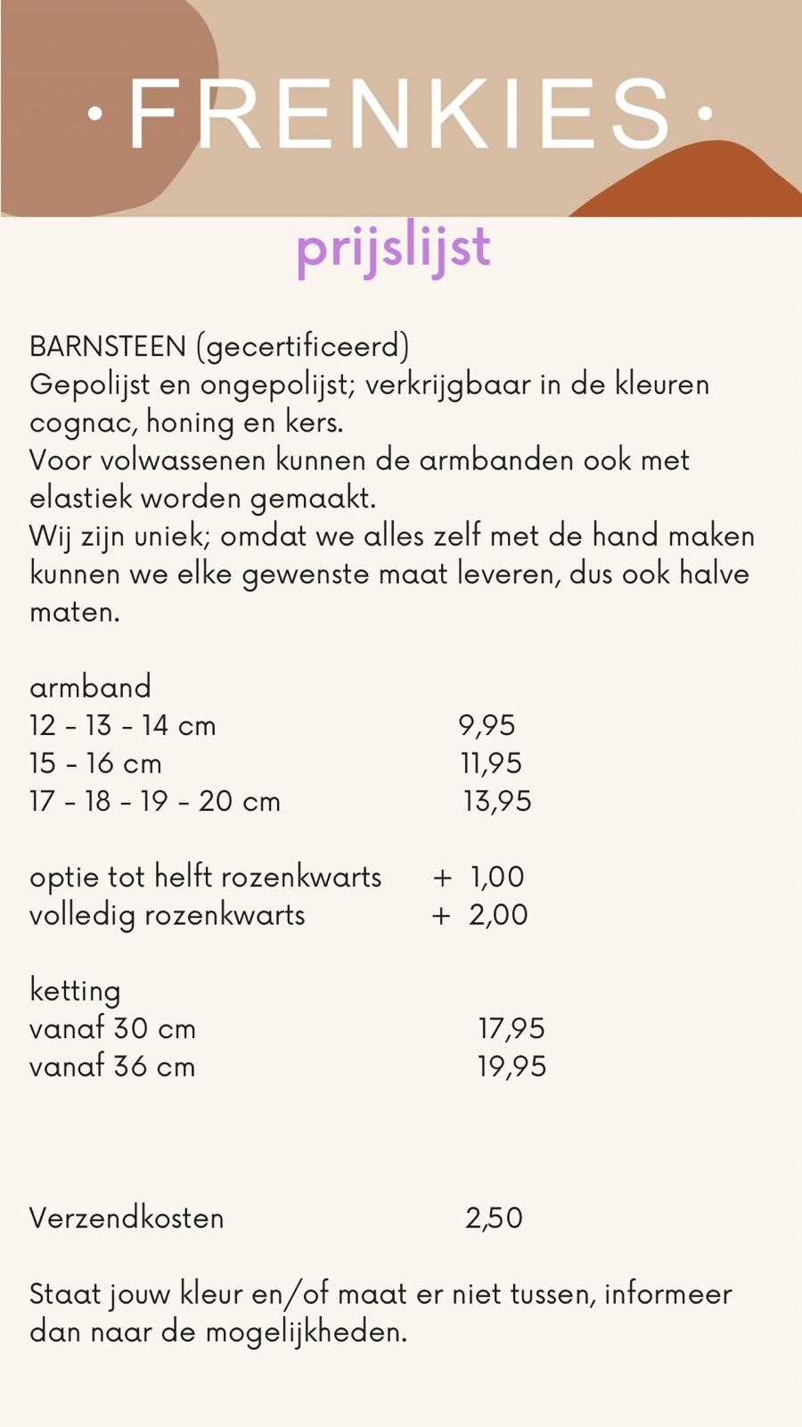 prijslijst Frenkies