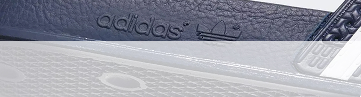 blauwe adidas adilette badslippers
