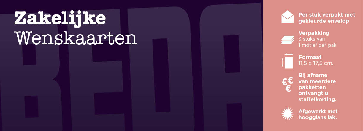 Kaartenkasteel Zakelijke wenskaarten
