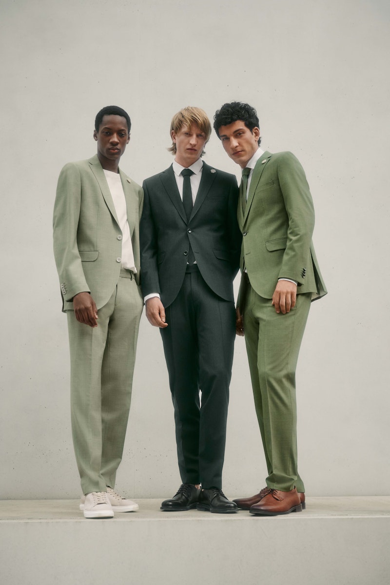 Casual chic heren outfit met colbert en chino