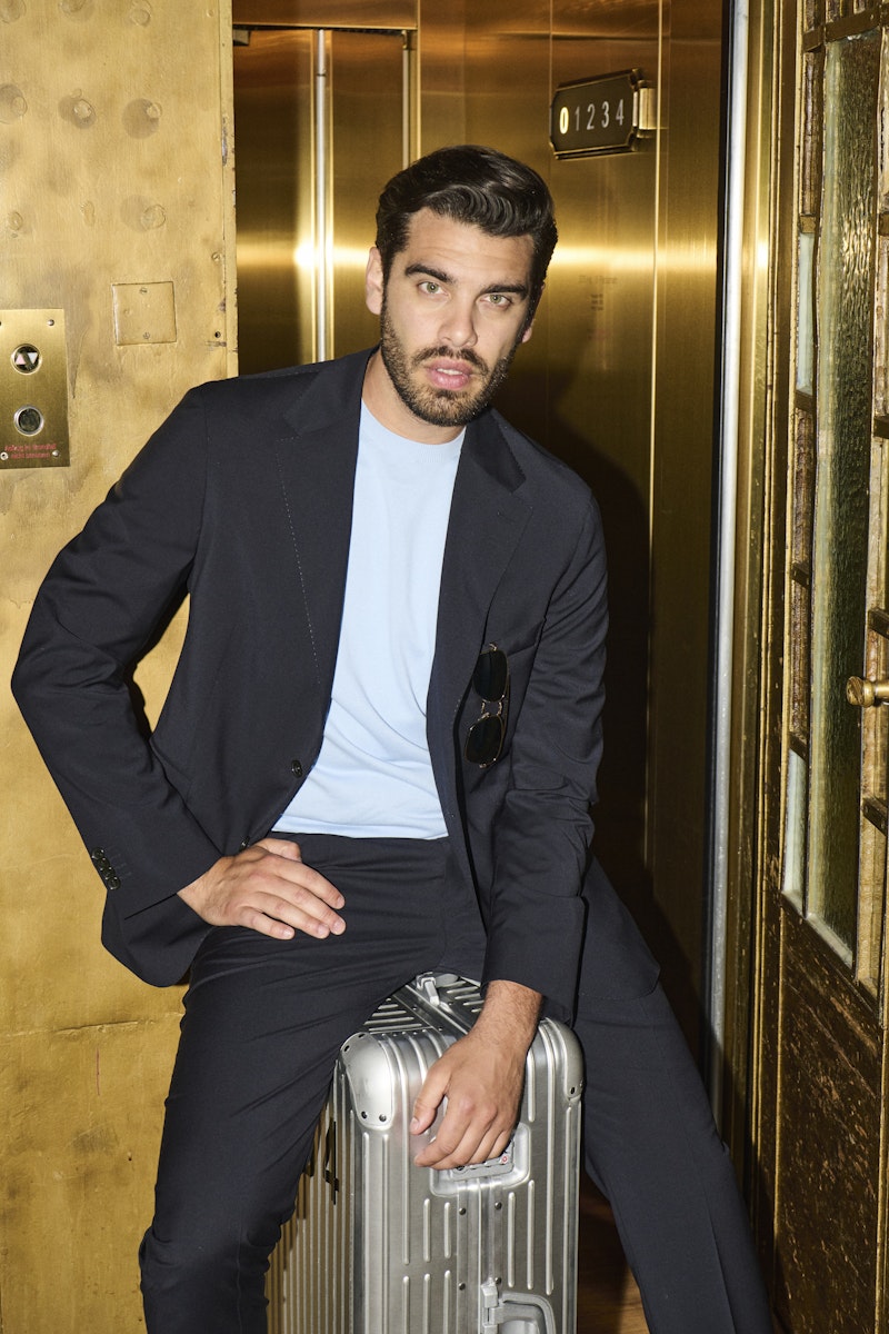 Heren pantalon en blazer combinatie voor tenue de ville gelegenheid
