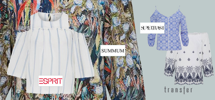 Off shoulder print