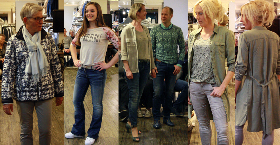 Modeshow bij Oosterom Mode