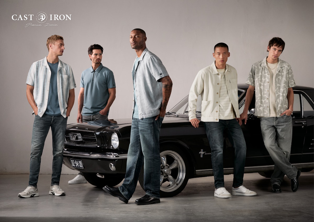 Cast Iron leren jas en parka