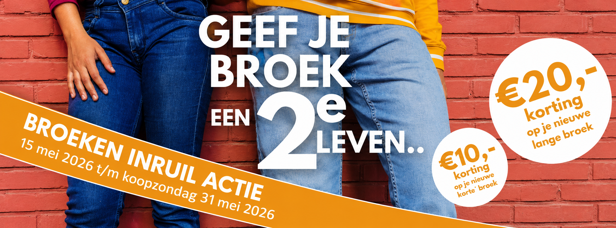Broekenactie Castelijn Mode Beek mei 2025