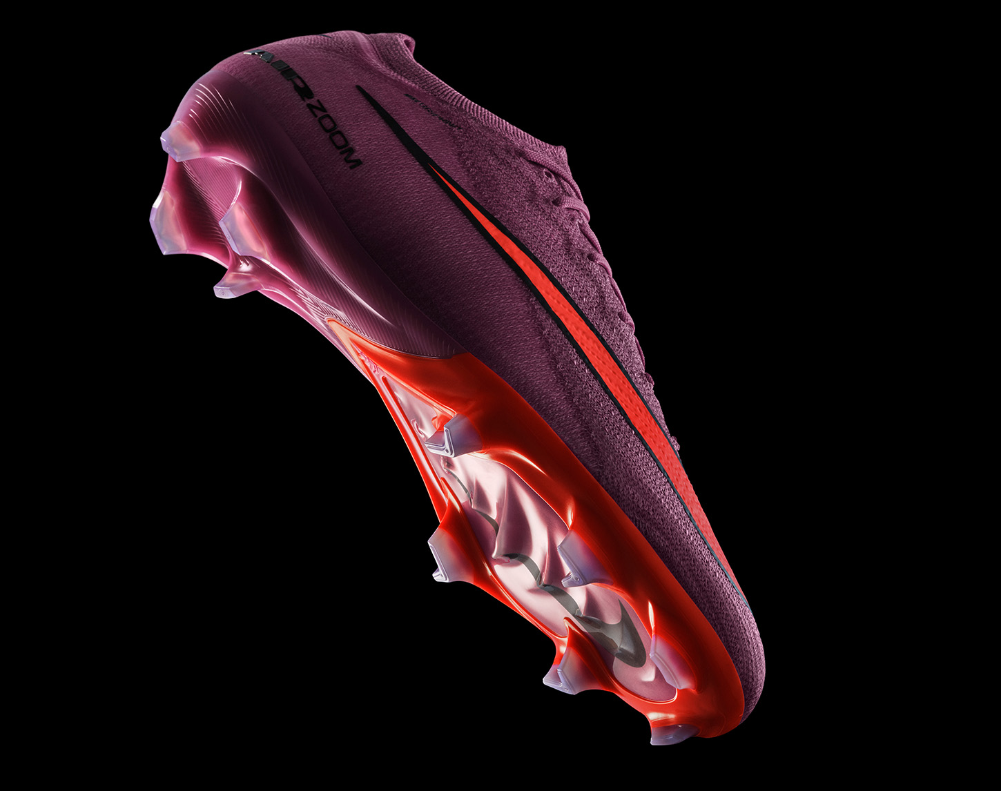 Roze nike voetbalschoen mercurial
