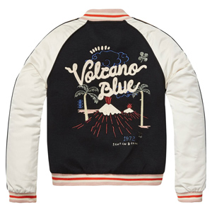 Scotch R'belle bomberjacket met patches