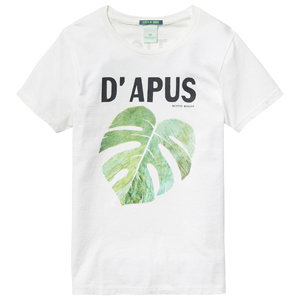 Scotch Shrunk T-shirt leaf print