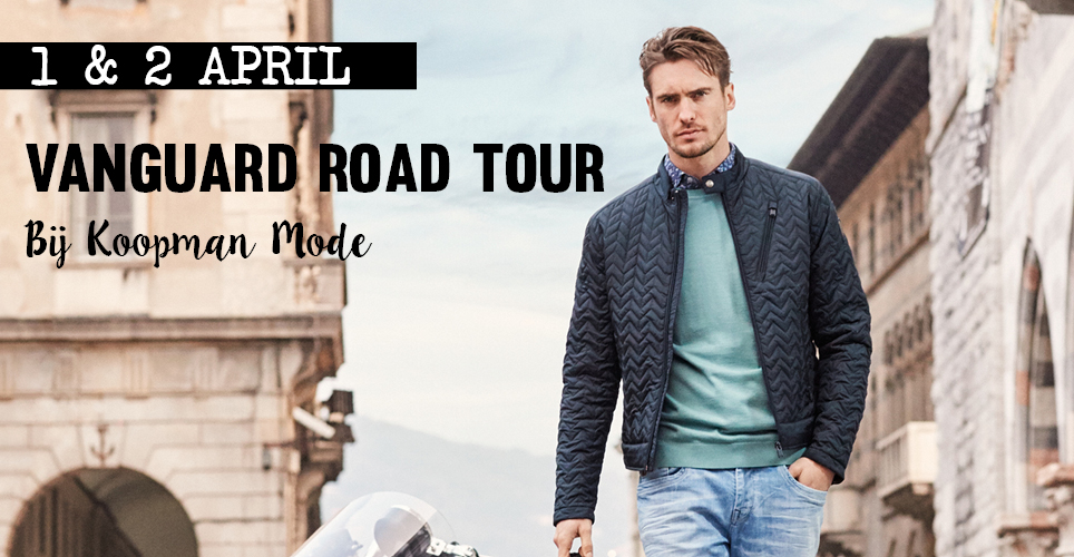 Vanguard road tour bij Koopman Mode