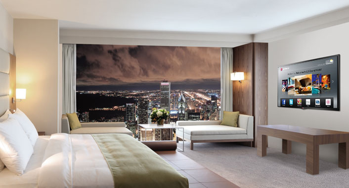 Hotel TV, commercial lite, LG, Samsung, Hospitality, on demand, remote
