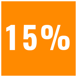 15% korting op schroeven