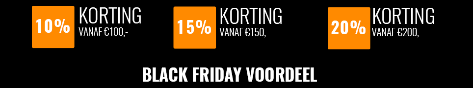Black Friday Voordeel - tot 20% korting op schroeven