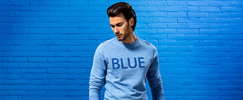 Blue industry sale