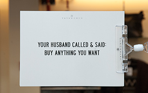 Winkel Ballegooyen Modes Yaya shop quote husband