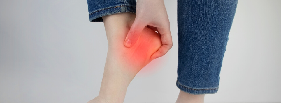 Schoenen bij hielspoor