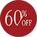 60% korting
