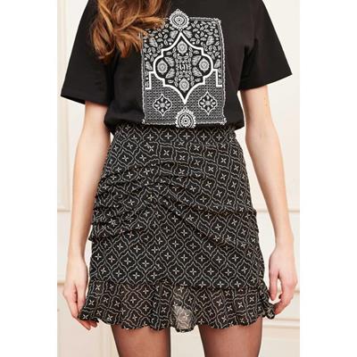Lofty Manner Skirt Rylie OI34.1 Black White