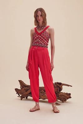 Nenette Cargo Pantalon Satijn 37BB-ERMETIC