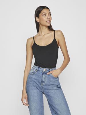 Vila Basic Top met Bandjes 2-pack 14054546 Zwart