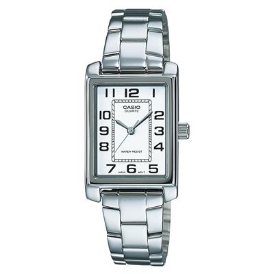 Casio LTP-1234PD-7BEF - Rechthoekig dameshorloge