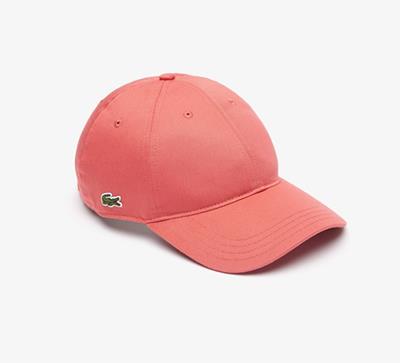 LaCoste Uniseks Cap Twill rk0440-41 zvg Sierra Red
