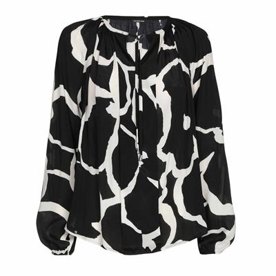 Caroline Biss Blouse Zwart 4607