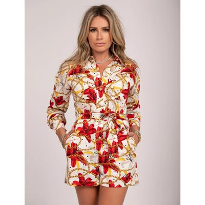 Nikkie Dinapore Playsuit N 2-463 2404 Star White / Goji berry