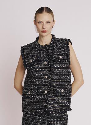 Berenice Gilet Zwart 19VADOR10UDE