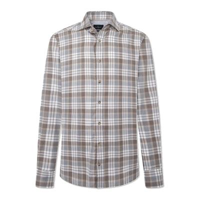 Hackett Ruit Overhemd hm3010082.878 Bruin