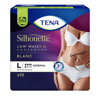Tena Silhouette Plus Low Waist Wit L