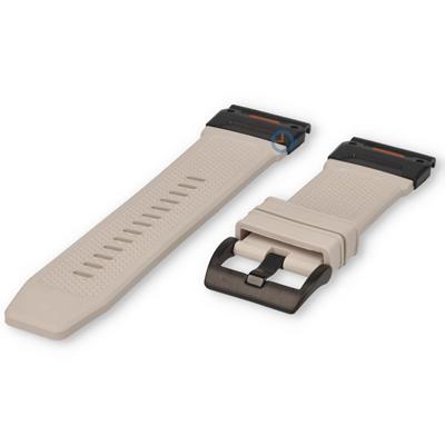 Garmin Fenix 8 - 51mm bandje - FKM-rubber - Off-White