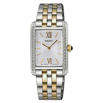 Seiko ladies SWR093P1 - blue cabochon crown