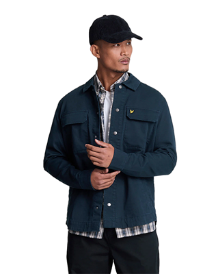 Lyle & Scott Bedford Cord Overshirt lw2105v-dark blue