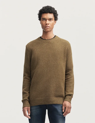 Denham Trui Crew Knit 01-24-10-71-070 Military olive