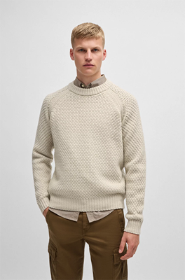BOSS Sweater 50523565 Lichtbeige
