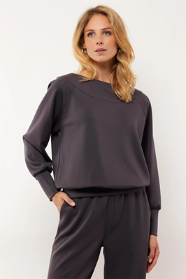 G-maxx Elieve sweater Elieve 24WQG08 Dark Gray
