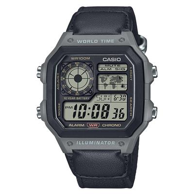 Casio AE-1200WHUB-8AVEF - wereldtijden horloge