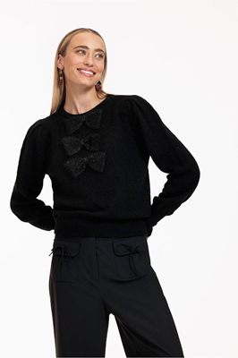 Studio Anneloes Bowina pullover 12249 9000 Black