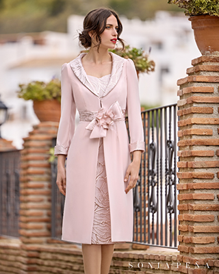 Sonia Pena Bruidsmoeder Deux Pieces Pastel