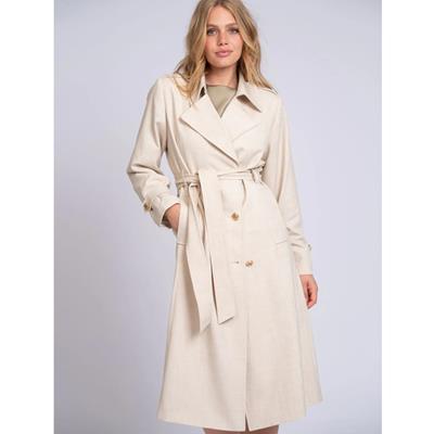 Nikkie Trenchcoat Ilyno Melange N 4-069 2502 Cream