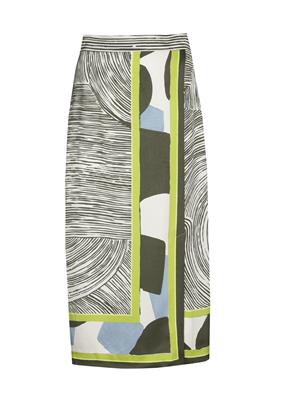 Caroline Biss Rok Groen 1754