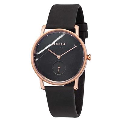 Kerbholz Frida Black Marble/Midnight Black Rosegold