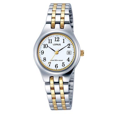 Lorus RH787AX9 bicolor horloge met datum