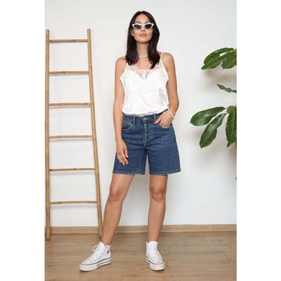 Bianco Shorts New Citi 124604 Med Blue Denim