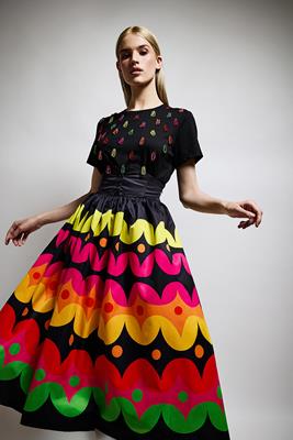 TWINS Blouse Zwart T4603