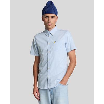 Lyle and Scott Shirt Gingham SW2213. Light/ Blue/White