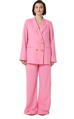 Fabienne Chapot Broek Nura Pleated CLTTRS21SS257025 Pink Glow