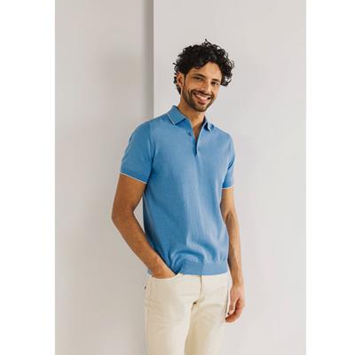 State of Art Polo 47115091 middenblauw uni