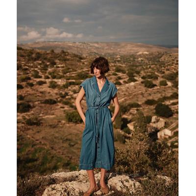 Mos Mosh Jurk Mmpitti Nalin  171910 Blauw